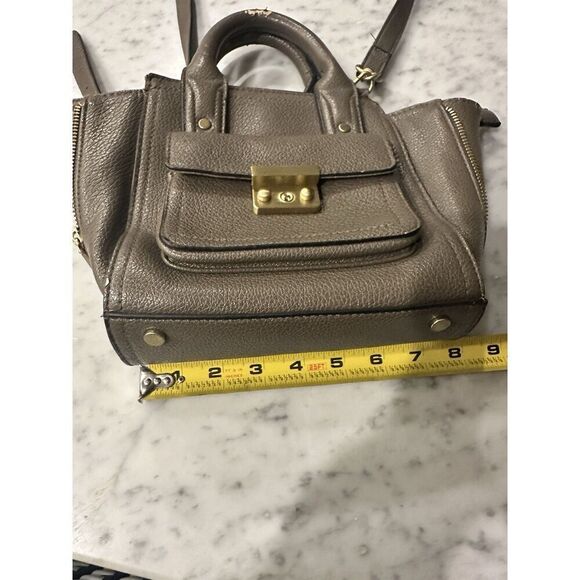 3.1 Phillip Lim Pashli Mini Satchel In Brown Faux Leather - Picture 11 of 14